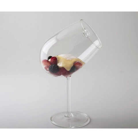 100% Chef Chardonnay Scheef Wijnglas Zonder Oor 325 Ml Glas