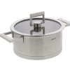 Cristel Strate Kookpan Met Glazen Deksel ø 18 Cm Rvs -Boetiekwinkel voor keukengerei 1783095 1