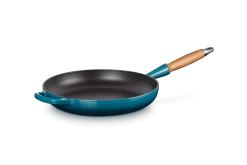 Le Creuset Koekenpan Rond Met Open Greep ø 28 Cm Gietijzer Deep Teal