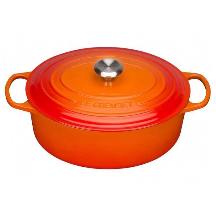 Le Creuset Signature Braadpan Ovaal 13,9 Liter ø 40 Cm Gietijzer Vulcanique