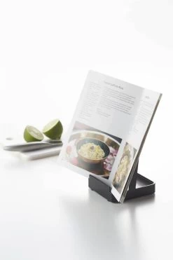 Yamazaki Ladle & Lid Standaard Staal Zwart -Boetiekwinkel voor keukengerei 2249 20bk 2004 1000x 1