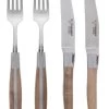 Laguiole En Aubrac Shepherds Cross Steakmessen Met Vorken Walnoothout 4-delig -Boetiekwinkel voor keukengerei 2354348 1