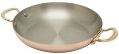Mauviel M'150B Serveer- En Paellapan ø 12 Cm Koper Bronzen Greep