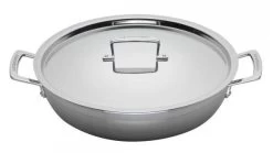 Le Creuset Magnetik Lage Braadpan Met Anti-aanbaklaag ø 30 Cm Rvs Glans