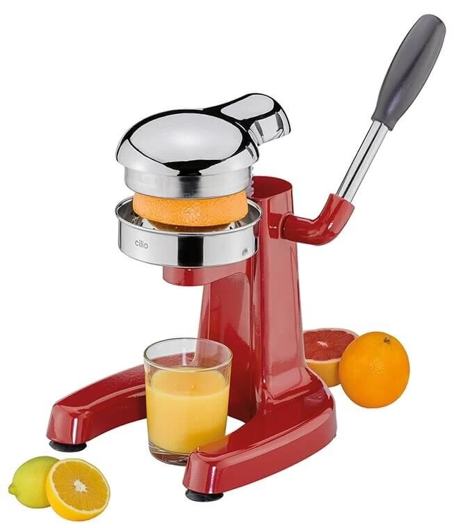 Cilio Positano Profi Citruspers 25 Cm Rvs Rood 6 Cilio Positano Profi Citruspers 25 Cm Rvs Rood - Afbeelding 4