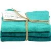 Solwang Design Vaatdoekjes 25 X 25 Cm Katoen Turquoise Green 3 Stuks