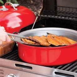 Nordic Ware Kettle Smoker Rookpan ø 31,4 Cm Rood -Boetiekwinkel voor keukengerei 36556 on grill trout model02 silver 1