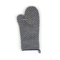 Bunzlau Castle Kleine Ruit Ovenwant Katoen Donkerblauw