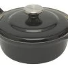 Le Creuset Faitout Braadpan Met Plaatstalen Deksel 1,3 Liter ø 20 Cm Gietijzer Zwart
