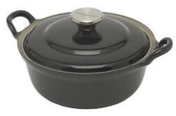 Le Creuset Faitout Braadpan Met Plaatstalen Deksel 1,3 Liter ø 20 Cm Gietijzer Zwart