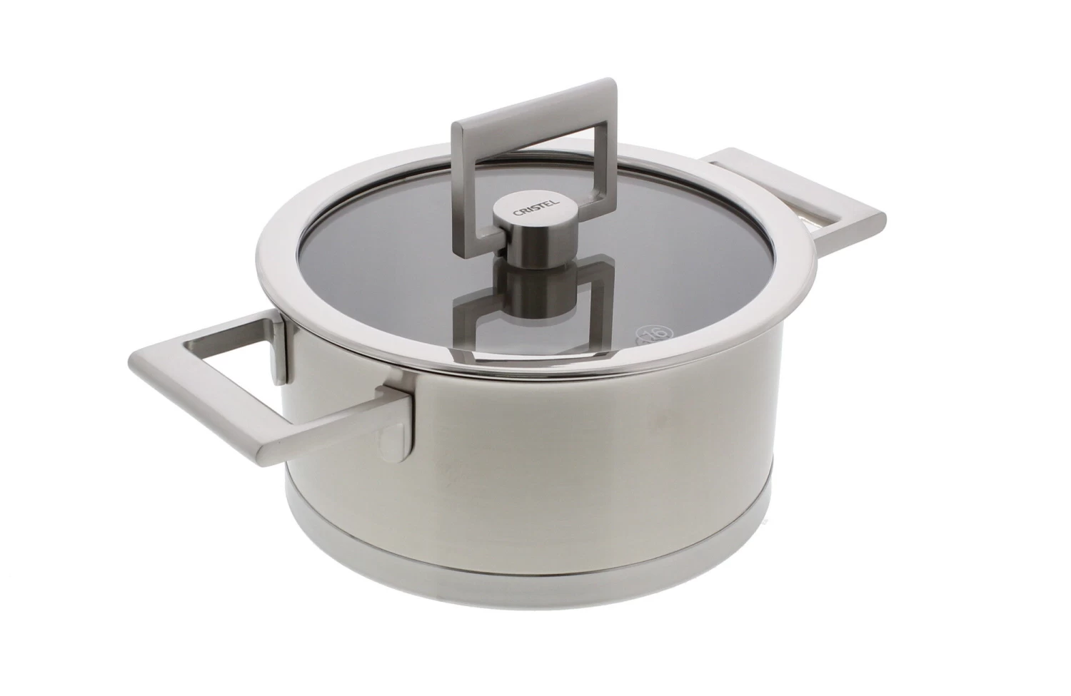 Cristel Strate Kookpan Met Glazen Deksel ø 16 Cm Rvs 3 Cristel Strate Kookpan Met Glazen Deksel ø 16 Cm Rvs