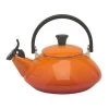 Le Creuset Zen Fluitketel 1,5 Liter Staal Vulcanique -Boetiekwinkel voor keukengerei 5507 75519 1