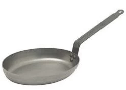 De Buyer Carbone Vispan Ovaal ø 36 Cm Plaatstaal Lengtegreep