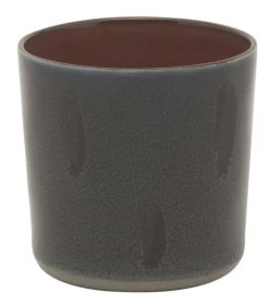 Serax Terres De Rêves Beker Cilinder 250 Ml ø 7,5 Cm Stoneware Donkerblauw-rust