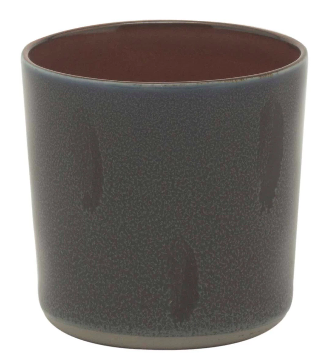 Serax Terres De Rêves Beker Cilinder 250 Ml ø 7,5 Cm Stoneware Donkerblauw-rust 3 Serax Terres De Rêves Beker Cilinder 250 Ml ø 7,5 Cm Stoneware Donkerblauw-rust