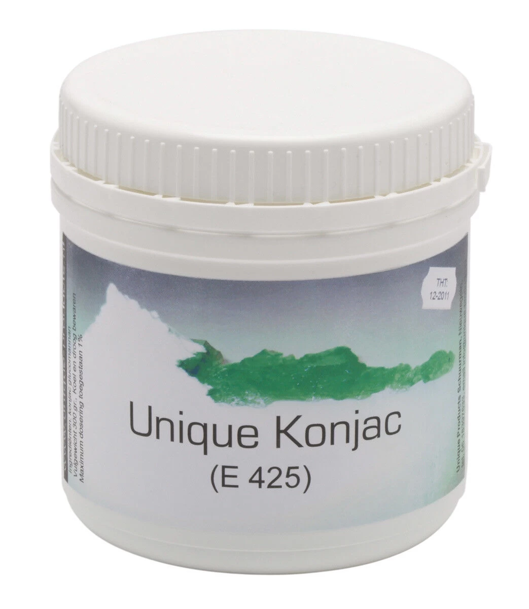 Unique Products Konjac Glucomannaan (E425) 300 Gr 3 Unique Products Konjac Glucomannaan (E425) 300 Gr