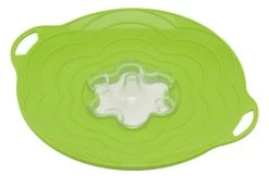 Silikomart Vapo Twist Deksel Met Toevoergat ø 30 Cm Silicone Groen