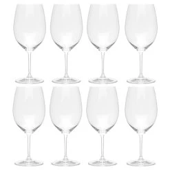 Riedel Vinum Bordeaux / Cabernet Sauvignon / Merlot Rode Wijnglas 610 Ml Kristalglas 8 Stuks