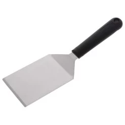 Deglon Keerspatel Geknikt 15 X 4 Cm Rvs Zwart