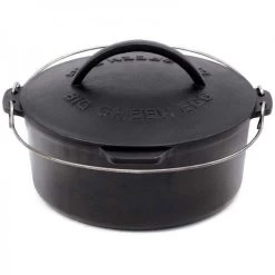 Big Green Egg Braadpan 5,2 Liter ø 27 Cm Gietijzer Zwart
