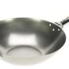 Oldenhof Wok Met Houten Steel En Tegengreep ø 35 Cm Plaatstaal Grijs -Boetiekwinkel voor keukengerei 6714 37996 1
