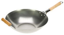 Oldenhof Wok Met Houten Steel En Tegengreep ø 35 Cm Plaatstaal Grijs 3 Oldenhof Wok Met Houten Steel En Tegengreep ø 35 Cm Plaatstaal Grijs