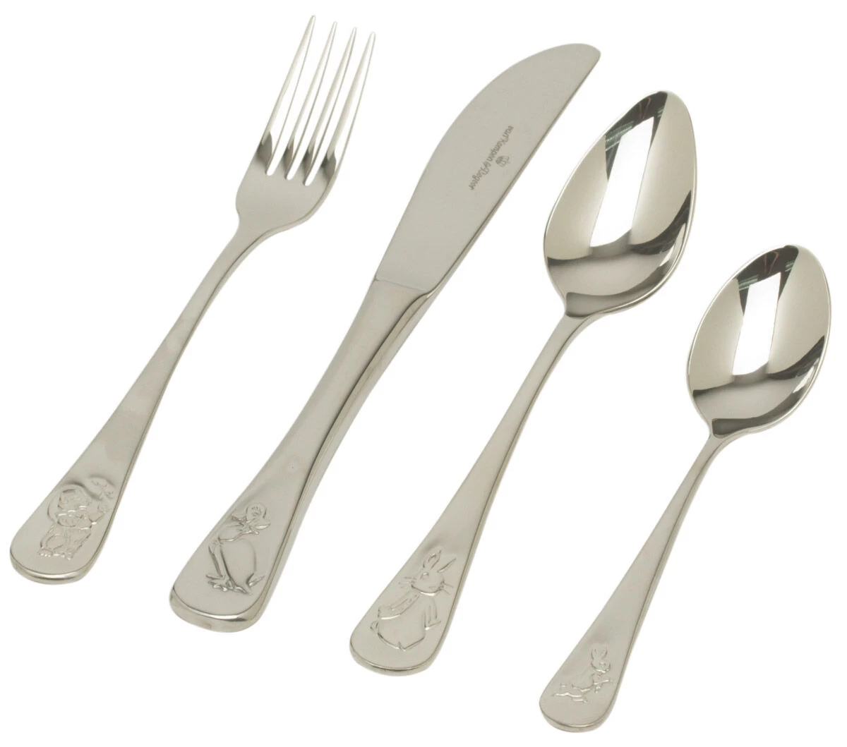 Van Kempen & Begeer Junior Bestek Beatrix Potter Rvs 4-delig 3 Van Kempen & Begeer Junior Bestek Beatrix Potter Rvs 4-delig