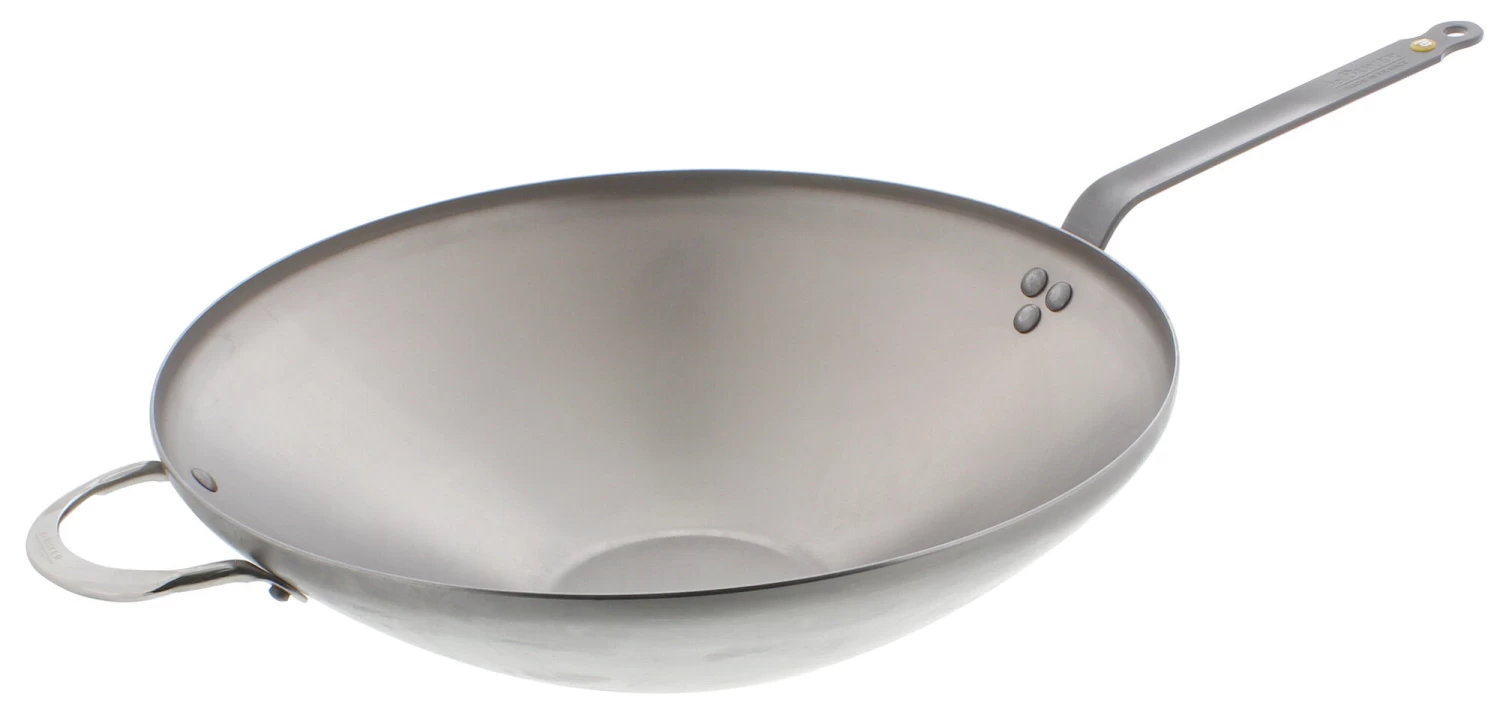 De Buyer B-Element Wok 40 Cm Plaatstaal 3 De Buyer B-Element Wok 40 Cm Plaatstaal