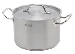 Inoxibar Industriële Kookpan 7,2 Liter ø 24 Cm Rvs Mat