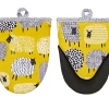 Ulster Weavers Dotty Sheep Kleine Ovenwant Katoen Geel 2 Stuks -Boetiekwinkel voor keukengerei 7dts022klein 1