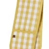 Ulster Weavers Gingham Yellow Lange Pannenlap Katoen Geel -Boetiekwinkel voor keukengerei 7giy03