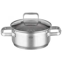 Rösle Charm Lage Kookpan Met Glasdeksel ø 20 Cm Rvs