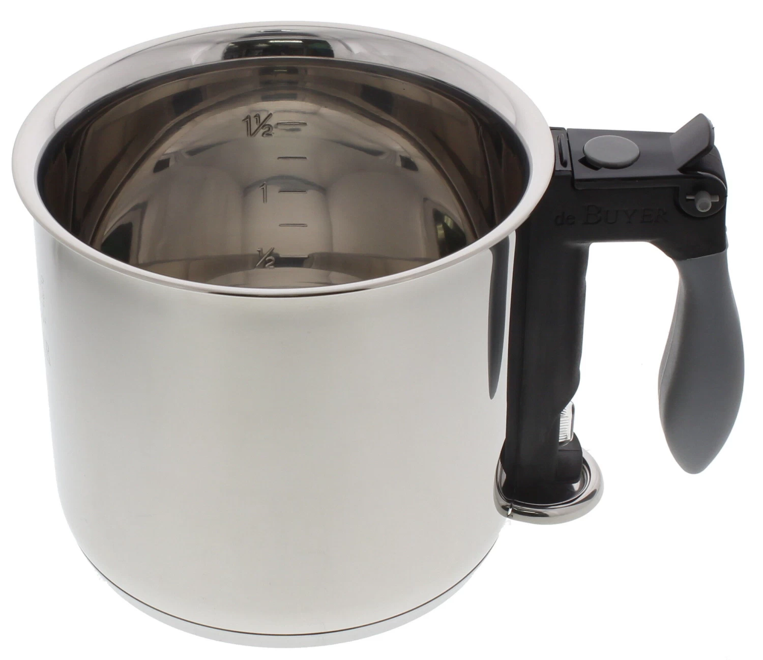 De Buyer Au-bain-mariepan ø 16 Cm 1,5 L Rvs Zwart 4 De Buyer Au-bain-mariepan ø 16 Cm 1,5 L Rvs Zwart - Afbeelding 2