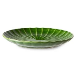 HK Living ACE7012 The Emeralds Side Plate Ribbed ø 21,6 Cm Keramiek Groen 2-delig -Boetiekwinkel voor keukengerei ace7012 lr b 01 1