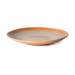 HK Living 70's ACE7073 Earth Side Plate ø 22 Cm Aardewerk 2 Stuks -Boetiekwinkel voor keukengerei ace7073 lr b 01 1