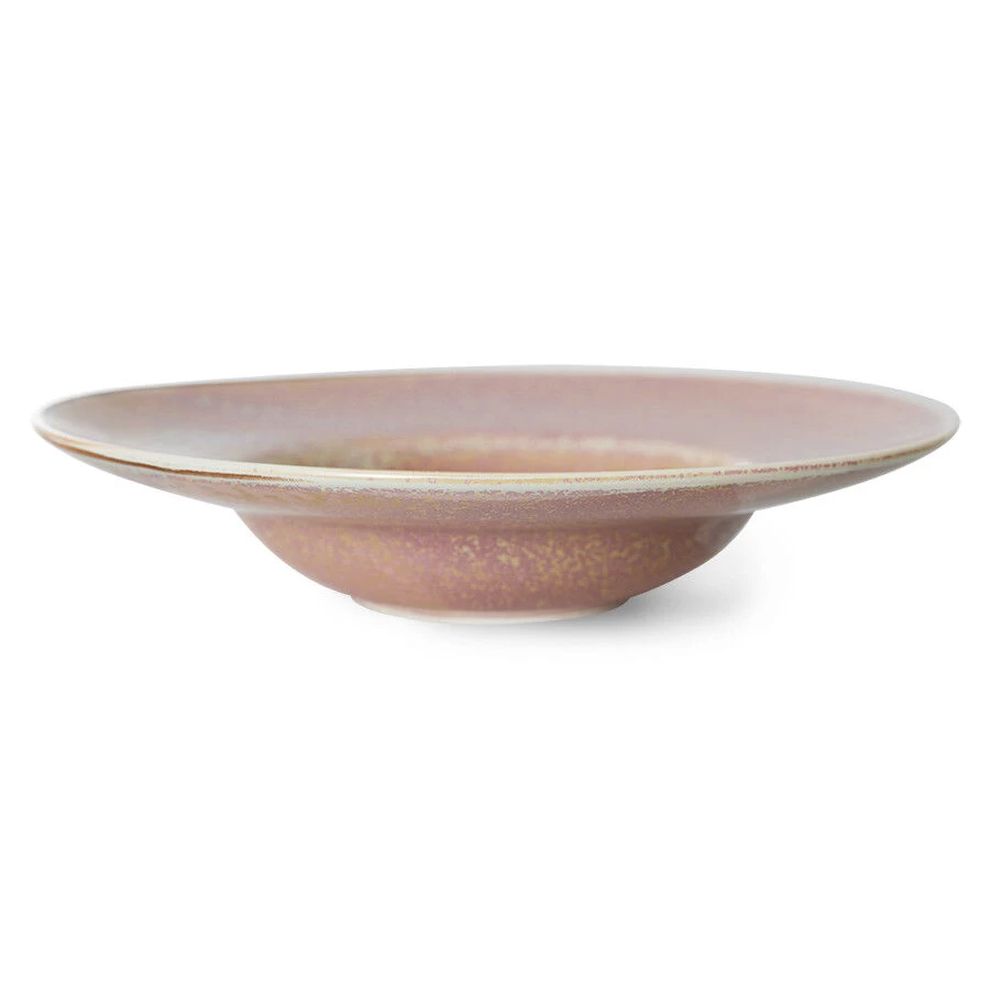 HK Living Chef Ceramics ACE7135 Pastabord ø 28,5 Cm Aardewerk Rustic Pink 4 HK Living Chef Ceramics ACE7135 Pastabord ø 28,5 Cm Aardewerk Rustic Pink - Afbeelding 2