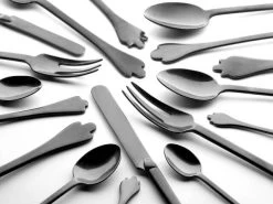 Serax Merci Mix 1-2-3 Tafelvork Antraciet Stone Wash 3 Stuks -Boetiekwinkel voor keukengerei b0718307bs106 1 3