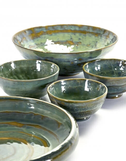 Serax Pure Kom ø 15 Cm Keramiek Groen 4 Serax Pure Kom ø 15 Cm Keramiek Groen - Afbeelding 2