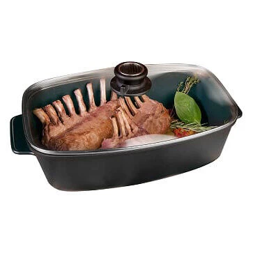 Gastrolux Expert Braadpan Voor Inductie 32,5 X 20,5 Cm H 18 Cm Incl. Glasdeksel Aluminium 4 Gastrolux Expert Braadpan Voor Inductie 32,5 X 20,5 Cm H 18 Cm Incl. Glasdeksel Aluminium - Afbeelding 2