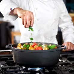 Chasseur Braadpan Ovaal 5 Liter ø 29 Cm Gietijzer Mat Zwart -Boetiekwinkel voor keukengerei braeter life neu05