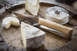 Opinel Cheese Kaasmes Met Vork 25 Cm Rvs Hout -Boetiekwinkel voor keukengerei cheese set