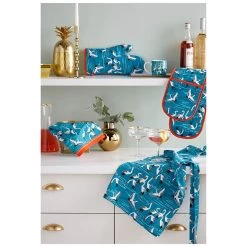 Ulster Weavers Cranes Schort Katoen Blauw -Boetiekwinkel voor keukengerei cranes 3