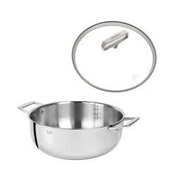 Cristel Castel'Pro Wok-braadpan ø 28 Cm Rvs