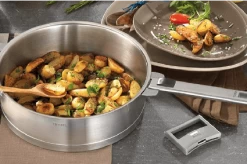 Cristel Strate Removable Sauteerpan ø 22 Cm Rvs -Boetiekwinkel voor keukengerei cristel strate 7 5