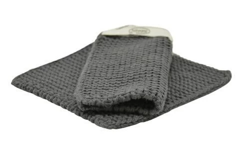 Solwang Design Pannenlap 22 X 22 Cm Katoen Dark Steel Grey 2 Stuks 3 Solwang Design Pannenlap 22 X 22 Cm Katoen Dark Steel Grey 2 Stuks