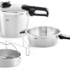 Fissler Vitavit Premium Snelkookpan Met Inzet 2,5 + 6 Liter ø 18 + 22 Cm Rvs -Boetiekwinkel voor keukengerei fissler vitavit premium schnellkochtopf duo set 622 412 12 070 0 3