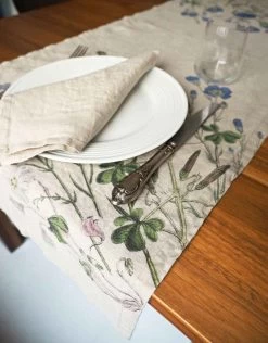 Oldenhof Flax Tafelloper 46 X 136 Cm Linnen -Boetiekwinkel voor keukengerei flax table runner linoroom 9