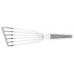 Global GS27 Spatel Met Gleuven 27,5 Cm Messenstaal