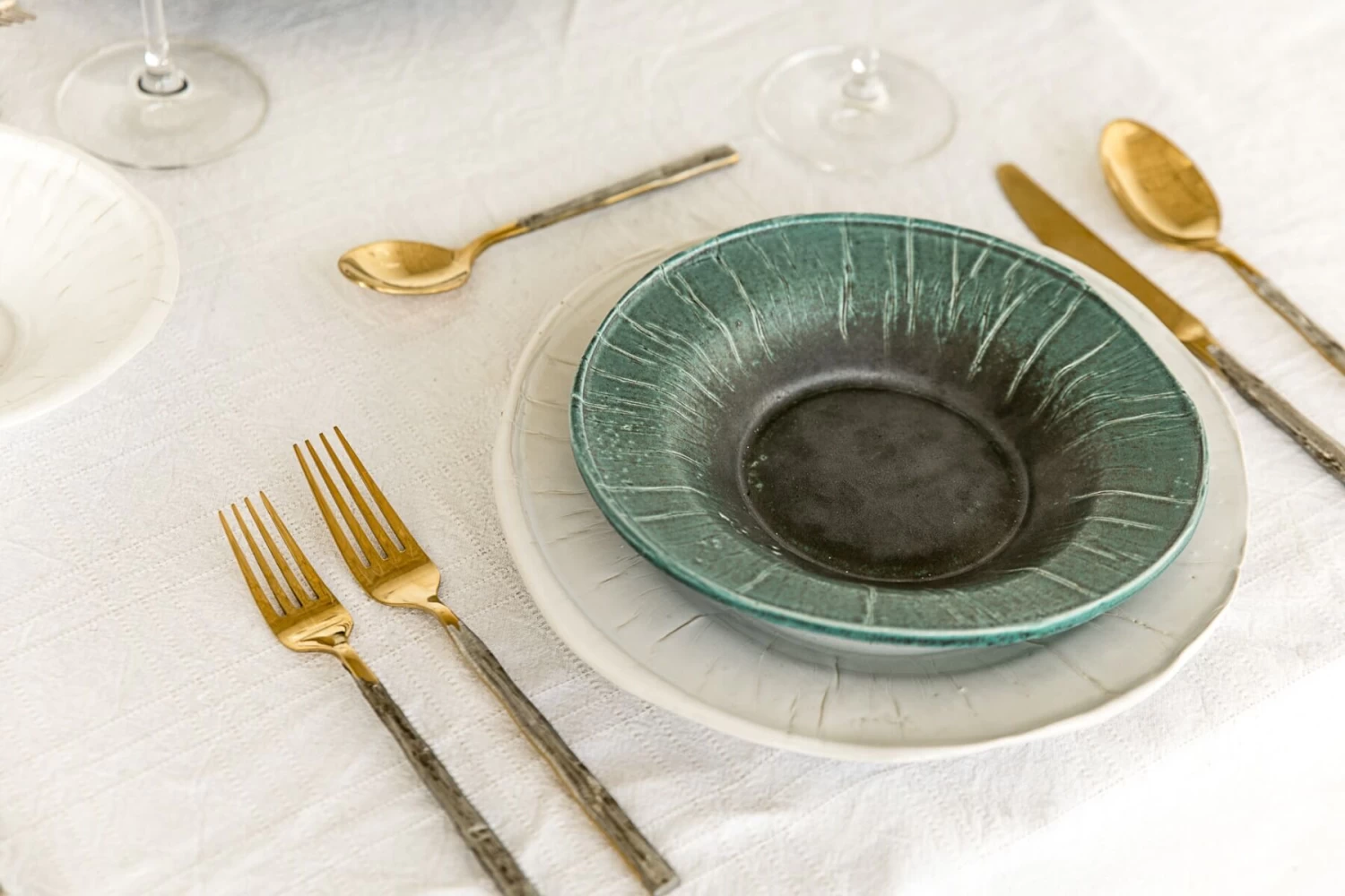 Daniël Van Dijck Bestekset Goudkleurig 5-delig 5 Daniël Van Dijck Bestekset Goudkleurig 5-delig - Afbeelding 4