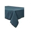 Haomy Letia Tafelkleed 170 X 170 Cm Linnen Pruisisch Blauw -Boetiekwinkel voor keukengerei haomy letia tafelkleed 170 x 170 cm linnen pruisisch blauw